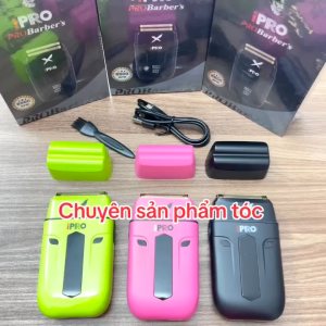 Pro Barber Máy Cạo Râu S1106 Cao Cấp - Tốc Độ 8000RPM Pin 1400mAh Hiển Thị Pin 3 Màu Hồng Xanh Đen Dành Cho Salon & Tiệm Tóc Chuyên Nghiệp