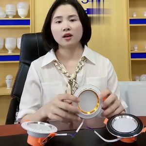 Kingdo LED Ceiling Light Recessed Downlight 220V Pin Lights For Ceiling Round Panel Ceiling Lamp Home Lighting