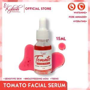 TOMATO SERUM 15ML Tomato Whitening Facial Serum for Signs of Aging Pores Reduces Oiliness Quick Absorbing Non-Sticky