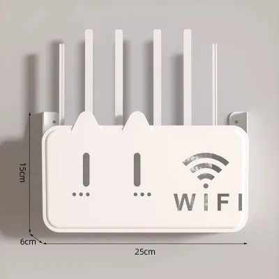 Kệ Treo Tường Không Cần Khoan cho Modem và Đầu Thu