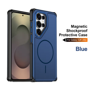For Magsafe Magnetic Case for Samsung Galaxy S26 S25Edge S24 S23FE S22 Ultra Plus A57 A37 A17 A07 A56 A26 Armor Shockproof Cover