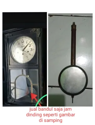 jual bandul second jam dinding junghans jam dinding kayu kuno