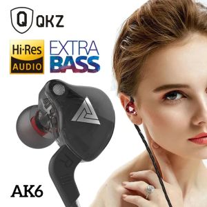 KYI QKZ AK6 Earphone with Mic Olahraga Portabel Earphone Berkabel Sports In-Ear Earphone Bass Berat