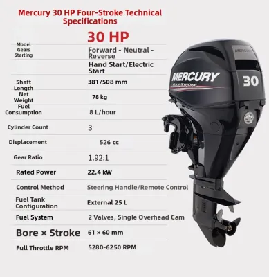 2-Stroke Outboard Motor 3.3HP
