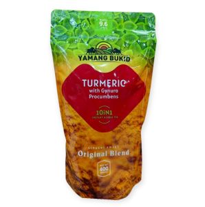 YAMANG BUKID HERBAL TEA TURMERIC with Gynura Procumbens 10IN1 INSTANT HERBAL TEA GINGER SWEET Original Blend 2.4 liters