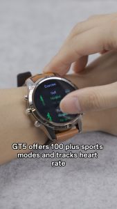 Aolon GT5 Pro Smart Watch Men Jam Tangan Pria Compass 100+ Sport Modes Running Pace DIY Watch Face Health Monitoring Waterproof Double Strap Bluetooth Call Message Push smartwatch terbaru 2025