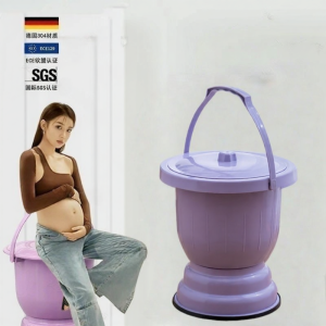HUALUOLAN | Portable Night Use Urinal Pregnant Women and Elderly Friendly Potty with Lid
