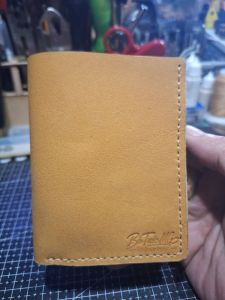 ví da thủ công kiểu đứng