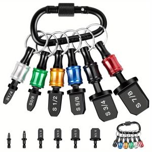 12Pcs Swage Tool HVAC Repairing Set With Bit Holder Air Conditioner Copper Tube Expander Swaging Tool Drill Bit Soft Copper Pi