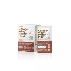 #กิฟฟารีน #คอลลาเจน เวย์ #โปรตีน พลัส+ ผลิตภัณฑ์เสริมอาหาร คอลลาเจนจากปลา ผสม #ใยอาหาร #วิตามิน และแร่ธาตุ รสโกโก้