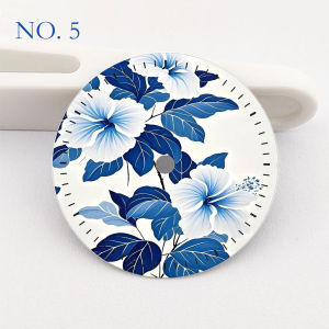 28.5mm Morning Glor Watch NH35 Dial for NH35 NH36 Movement Art Luminous Watch Face Custom Mod Parts for Mens Automatic Watches
