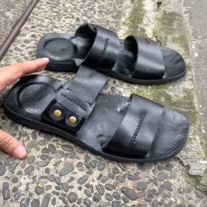 Sandal Kulit Sapi Asli Pria – Handmade Premium Cibaduyut
