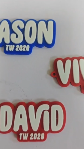 [3D Printed] Name Tag with Keychain