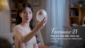 Máy hút sữa không dây máy vắt sữa FATZ BABY Freemax 21 FB1233TP 4 chế độ 9 cấp độ nhỏ gọn êm ái