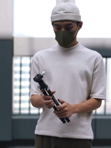 Fotopro P-4 มินิ P-2 เหมือง Fotopro มินิคาร์บอนไฟเบอร์ขาตั้ง  ขาตั้งเดินทางขนาดกะทัดรัดน้ำหนักเบาพร้อมฐานการปรับระดับสำหรับกล้องกล้อง SLR / DSLR 