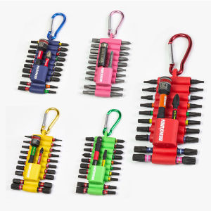 Geinxurn Ultra Torque Bit Set with SL/PH/TORX/SQ/PZ Nut Driver Socket Hex Impact Driver Bit Set for Power Drill