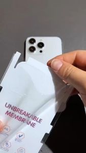ฟิล์มหลังแบบใส หุ้มรอบเครื่อง ฟิล์มไฮดรอลิกขอบรวมทุกอย่าง For สำหรับ iPhone 16 16Pro 16Plus 16Promax  16e 13 Pro Max mini 12 15 14 16 promax plus