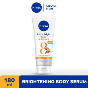 NIVEA EXTRA WHITE BODY SERUM Care & Protect | instant glow | super vitamin 10 | 180mL| body lotion