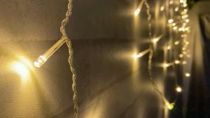 8 Modes Fairy Curtain String Light 4M LED Hari Raya Lampu Hiasan Lip Lap Outdoor Connectable Light Hanging Festival Deco Ceiling String Lights - Lazada