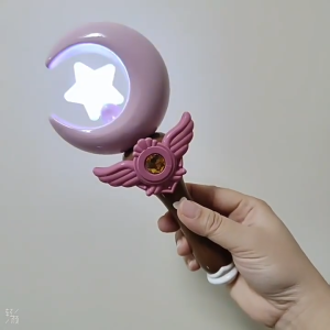 [Kèm ảnh thật] Đồ chơi cây đũa phép ma thuật phát sáng có đèn và nhạc cho trẻ em Quà tặng sinh nhật cho bé gái sẵn pin