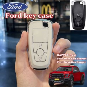 เคสกุญแจรีโมทรถยนต์ สําหรับ Ford Ford RAPTOR F-150 Ford Next-Gen Everest Ford Next-Gen Ranger 2 ปุ่ม