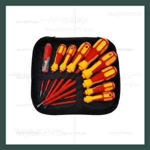 Insulation Electrician Screwdriver Set with Double Bits Multi-Functional Home Repair Hand Tool Kit for DIY and Professional Use