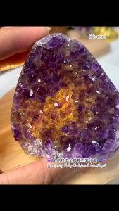 Johor seller 💜🌀 乌拉圭全抛裸石紫水晶 🌀💜Uruguay Fully Polished Amethyst