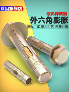 National Standard Galvanized Outer Hexagon Internal Expansion Screw M6m8m10 Floor Expansion Pull Explosion Drop in Anchors Built-in Expansion Pipe