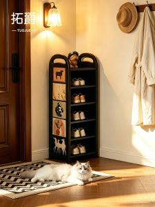 TUOJUE | Space-saving Vintage Narrow Door Shoe Organizer