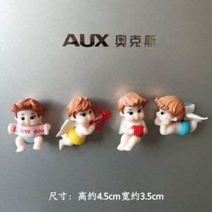 Creative Fridge Magnet Love Wedding Jubilant Decoration Wedding Decoration Cute Cartoon Animal 3D 3D Doll Magnetic