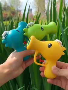 Pea Water Gun Kids Colorful Cartoon Toy Outdoor Summer Beach Pool Small Pistol Fall Resistant Portable Gifts for Children