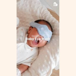 Penutup Mata Bayi Bordir Lucu - Baby Eye Mask - Baby Loop