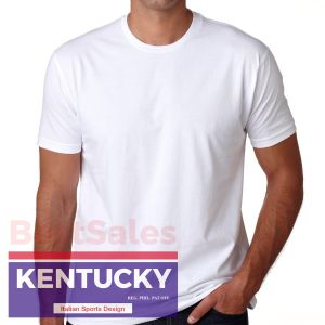 KENTUCKY WHITE SHIRTS  (R-NECK) For Adult 100% pure cotton Kentucky