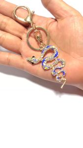 LCC 2025 Year of Snake Keychain Exquisite Metal Keychain 3 Colors Available Fashion Charm