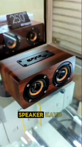 SPEAKER BLUETOOTH KLASIK kayu SUARA SUPER JERNIH NYAMAN DI TELINGA