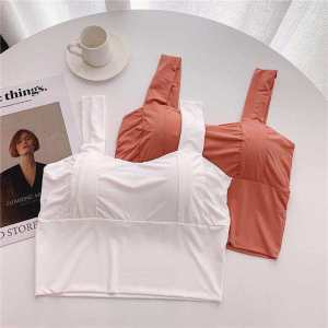 Square Collar Sports Underwear Vest Woman Square Collar Sports Underwear Vest Women