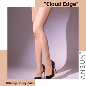 ANSUN | Ultra Thin 1D Velvet Narrow Waistband Seamless Crotch Silk Smooth Pantyhose