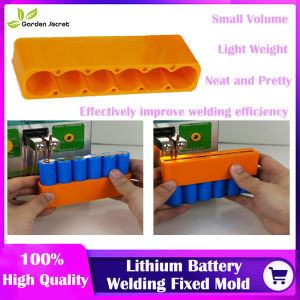 Lithium Battery Fixture 18650 Battery Pack Spot Welding Single Row Double-Sided Fixture Battery Holder