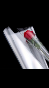 【48pcs】Waterproof Plastic Paper Gift Wrapping Paper Flower Paper Transparent Bouquet Wrapping Paper