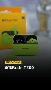 OPPO | New realme Buds T200 Earphone Wireless Bluetooth 5.4 32dB Active Noise Cancellation TWS Game Music Headphone 530mAh Long Standby