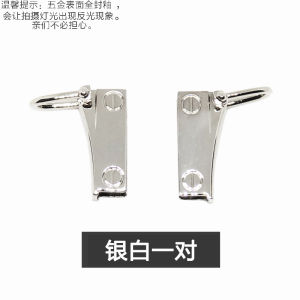 หัวเข็มขัดโลหะ DIY ซิปกระเป๋า หัวเข็มขัดด้านข้าง หัวเข็มขัดหู หัวเข็มขัดห้อย วงแหวนเชื่อมต่อ หัวเข็มขัดโลหะ หัวเข็มขัดโลหะ