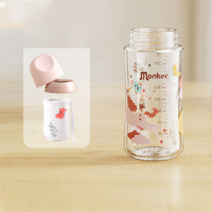 MENGHE | Colorful Third Generation Glass Baby Bottle