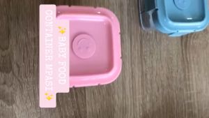 Tempat Mpasi Kaca Wadah Mpasi Kaca Penyimpanan Mpasi Glass Baby Food Container