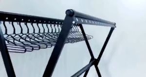 LazTop FlagshipStore Non-RUST Xtype Foldable & Movable Laundry Drying Rack