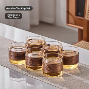 HUALISHIJIA | Heat Resistant Glass Teacups Set