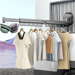 Suction Cup Retractable Cloth Drying Rack: A Space-Saving Solution