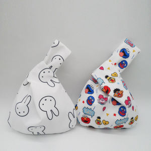 Japanese Style Handbag Handbag Print Minimalist Grapefruit Tacking Handbag Mobile Phone Key Wrist Bag Female Buggy Bag