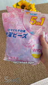 🔥🔥Japan Hot 5 IN 1 Laundry Capsules Fragrance & Anti-Mite 99% Antibacterial Multi-Purpose Laundry Beads 60Pcs/Bag