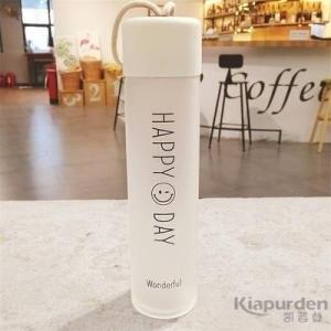 Transparent Portable Leakproof Glass Water Bottle