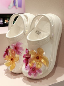 Crocs | Classic Puffy Decorated Thick Sole Sandal